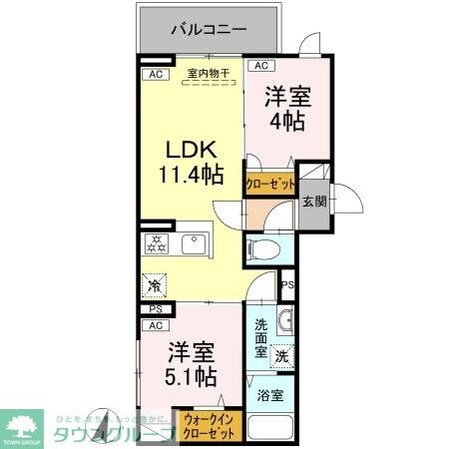 グラナーデ金町の物件間取画像